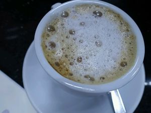 masala tea at MTR in Central Singapore
