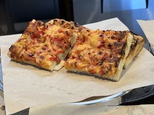 Vegan focaccia   at Pump Espresso Bar in Lagunitas-forest Knolls