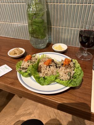 Mushroom rice - excellent   at Hainan house London 海南小馆 in London