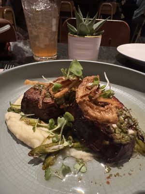 Beet Root Steak  at 17 Kitchen in Evanston