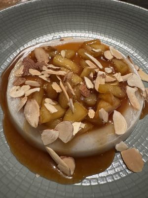 Apple Panna Cotta  at 17 Kitchen in Evanston