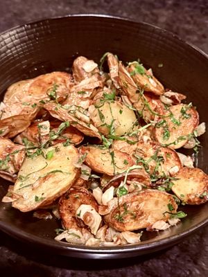 Fingerling potatoes  at 17 Kitchen in Evanston