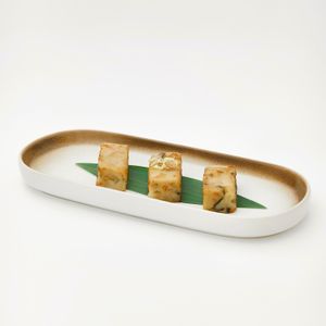 萝卜糕 Daikon cake at Good Bridge 虹桥素坊 in Shanghai