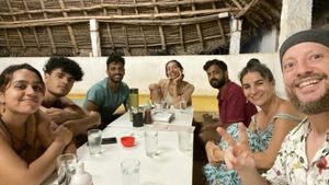 Vegans waiting for tasty food 🌱  at WAWA's Restaurant & Cafe in Villupuram