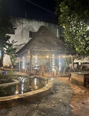 Seating  at WAWA's Restaurant & Cafe in Villupuram