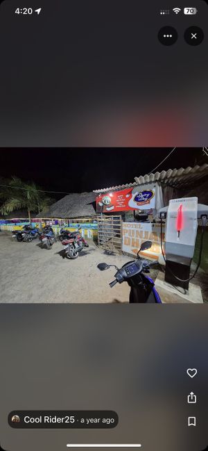 Ather charging   at Hotel Nadhan's Toll Punjabi Dhaba in Nagapattinam