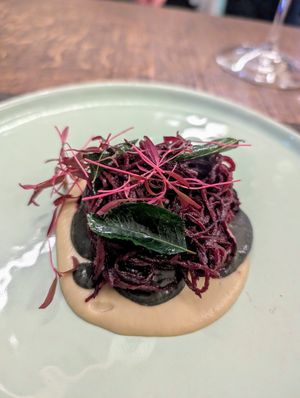 Chewy beets at Argile in Edinburgh