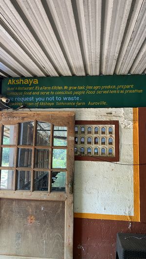 Be conscious   at Sustenance Farm & Akshaya Farm Kitchen in Tamil Nadu