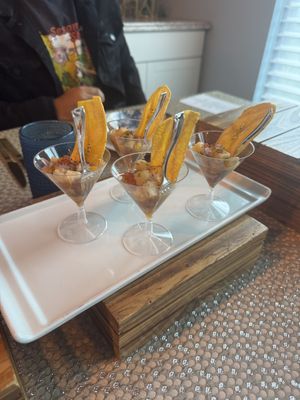 Palm ceviche   at Chez Gourmet Catering in Boynton Beach