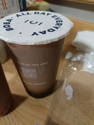 Brown sugar taro with tapioca pearls at CUPP Bubble Tea - Brighton in Brighton