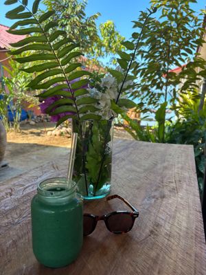 Green Dream smoothie at Plant Cafe in Ko Yao Noi
