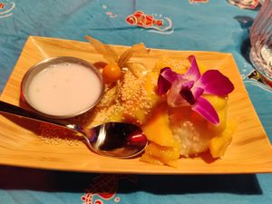 Mango Sticky Rice at Yaya's Thai Beach Bungalow in Oslo