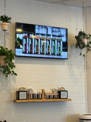 Juice Menu at Greens and Grains in Boca Raton