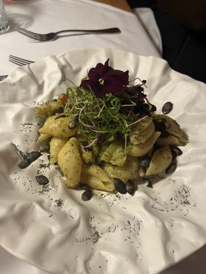 Grünkohl-Kartoffel Rigotte  at Restaurant Vermala Ursprung im Montafon in Vorarlberg