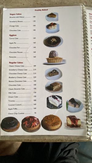 Menu  at Auro Jars Bakery & Restaurant  in Kuilapalayam