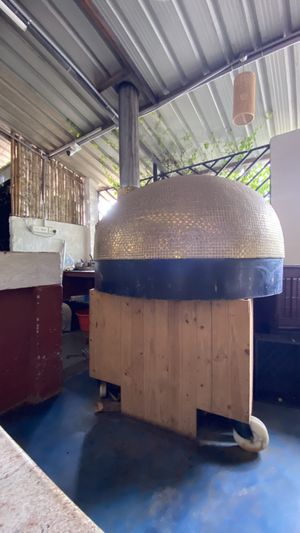 Pizza oven  at Auro Jars Bakery & Restaurant  in Kuilapalayam