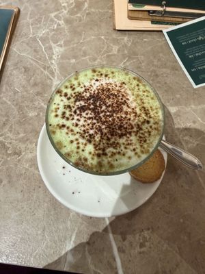 Matcha with coconut milk   at Barista Cafe in Zuid-holland