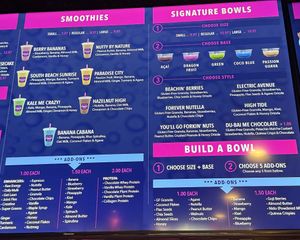 Menu  at Berry Forkin' Good in Port St Lucie