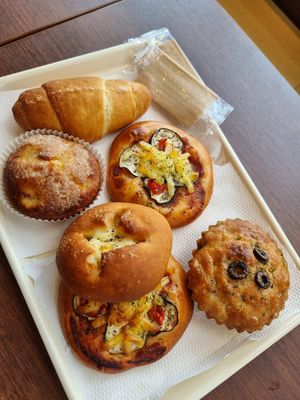 Pastries at MERCY Vegan Bakery in Kyoto
