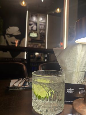 It's very refreshing, the music is nice, and the atmosphere of the restaurant is great. Thank you  at Jay and Mangs Vegetarian Food in Bangkok
