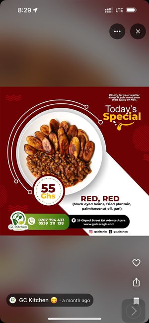   at GC Kitchen in Greater Accra Region