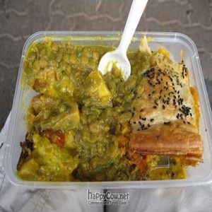 Take-out box at The Forest Food Lounge in Brisbane