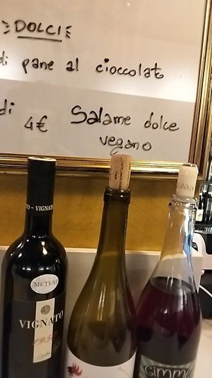 Menu at Saòr in Lombardia