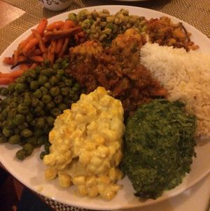 buffet  at Jardim dos Sentidos in Lisbon