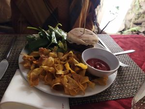 Cacoburguer de Seitan Vegan at Jardim dos Sentidos in Lisbon