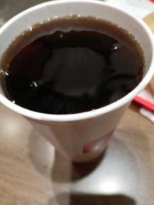 Mixed drink (fanta grape, coke zero lime) at Burger King in Luton
