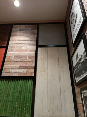 Pictures in inner seating area at Burger King in Luton