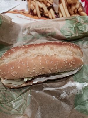 Vegan royal at Burger King in Luton