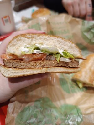Vegan Whopper at Burger King in Luton