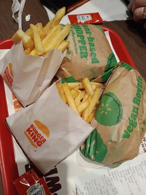 Both meals at Burger King in Luton