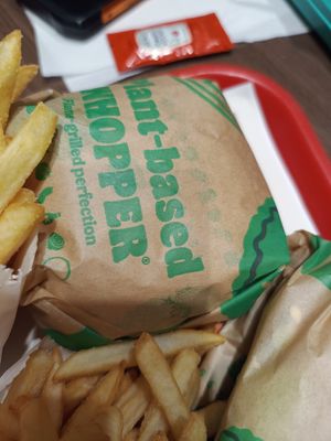 Whopper at Burger King in Luton