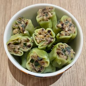 Mushroom Sui mai  at Kaleidoscope in Dubai