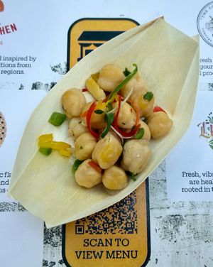 Chickpea salad  at Ziya in Dubai