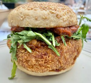 Beetroot burger  at Ziya in Dubai