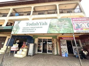 Vegan/vegetarian health food store & restaurant  at Todayah Vegetarian Restaurant  in Accra