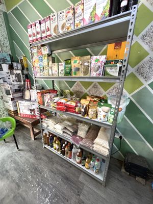 Plant-based milk and cooking ingredients   at Todayah Vegetarian Restaurant  in Accra