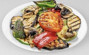 Grilled vegetables at Aegean Fish - Ψάρια Αιγαίου in Rhodes