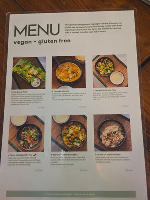 Menu at The Sugarcane Home  in Pai