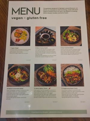 Menu at The Sugarcane Home  in Pai