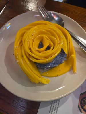 Mango Sticky Rice at The Sugarcane Home  in Pai