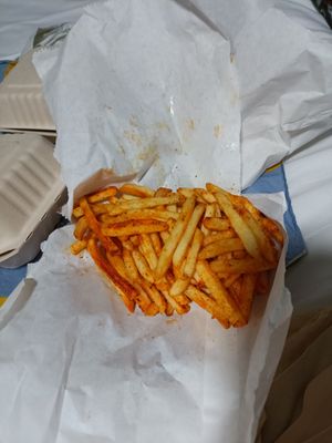 House fries at Cult Burger in East London