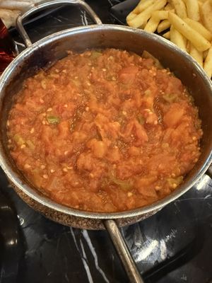 Menemen  at Siyah Cafe & Breakfest in Istanbul