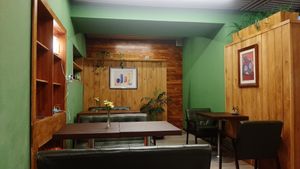 The interior at Loving Hut - Chinggis Khaan National Museum in Ulaanbaatar