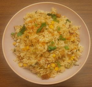 Rice stir-fry at Loving Hut - Chinggis Khaan National Museum in Ulaanbaatar