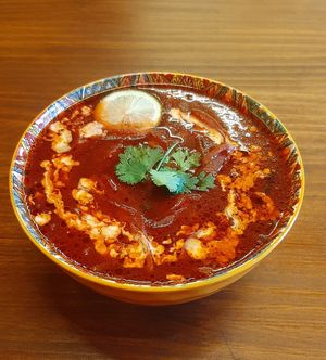 Borscht at Loving Hut - Chinggis Khaan National Museum in Ulaanbaatar