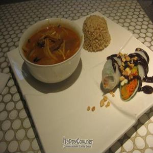 Red Curry Duck W/Fresh Rolls at Pukk in New York City
